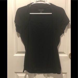 White House Black Market Tee w/Collar